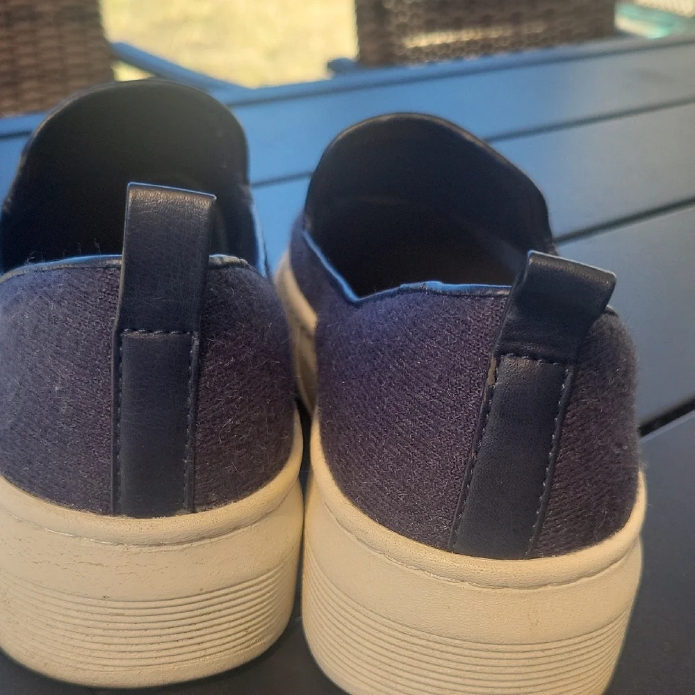 Sofft Women's Navy Slip-On Sneakers - Picture 3 of 10
